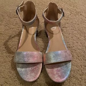 Super fun colors dressy sandals Girl  size 4
